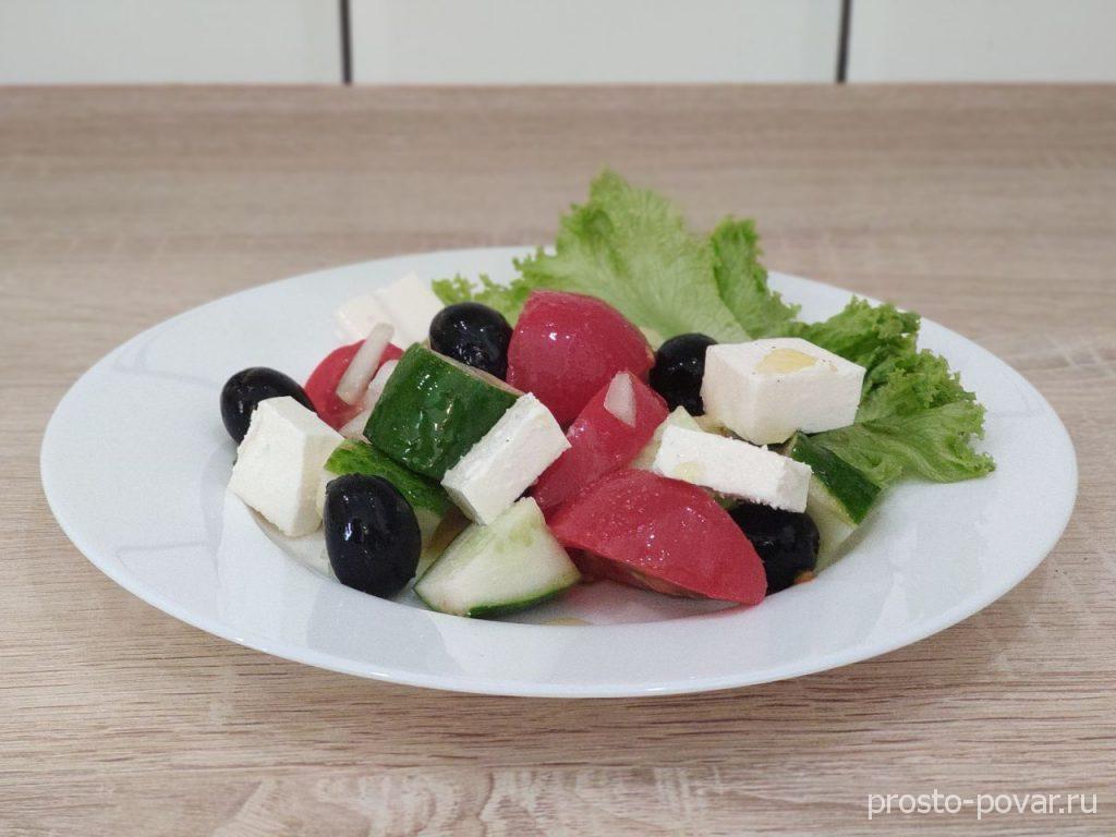 рецепт греческого салата