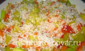 Рецепт овощного рагу с рисом