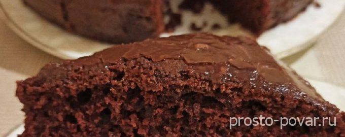 Рецепт шоколадного торта за 30мин